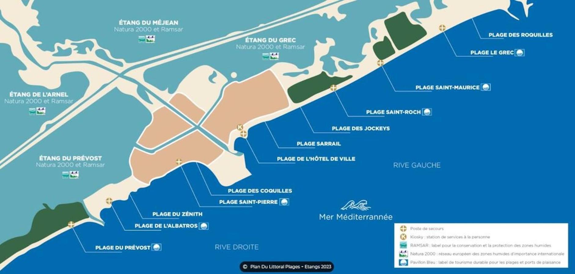 Les Sables De Palavas - T2 A 50M De La Plage - Clim, Wifi Exterior photo